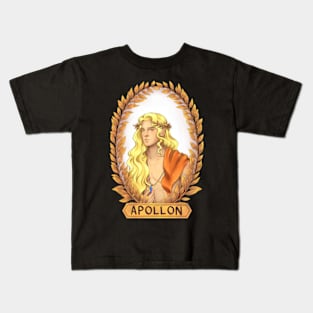 Apollo Greek God Classic Version Greek Mythology Kids T-Shirt